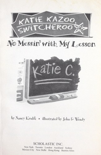 No messin' with my lesson book cover