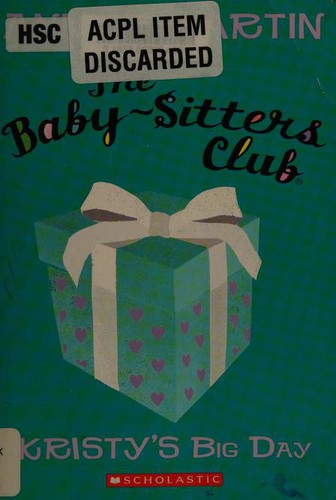 Kristy's Big Day book cover