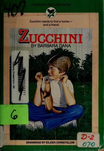 Zucchini book cover
