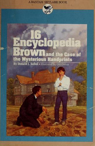 Encyclopedia Brown and the Case of the Mysterious Handprints book cover