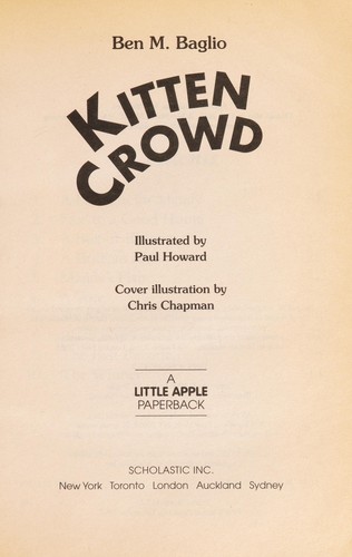Kitten crowd book cover