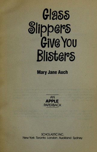 Glass slippers give you blisters book cover