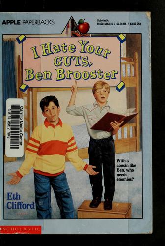 I Hate Your Guts, Ben Brooster book cover