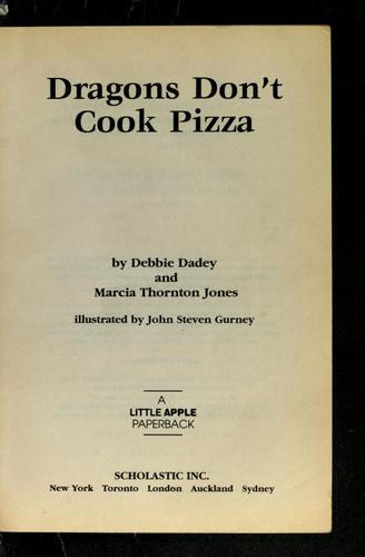 Dragons don't cook pizza book cover