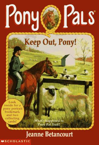 Keep out, pony book cover