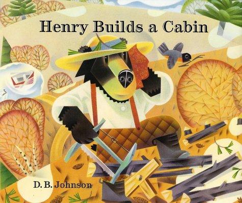 Henry builds a cabin book cover