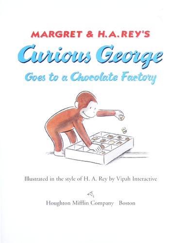 Curious George Goes to a Chocolate Factory book cover