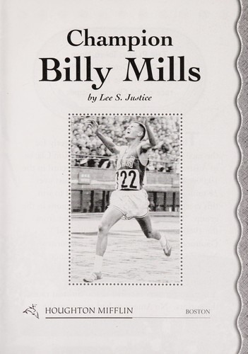 Champion Billy Mills book cover