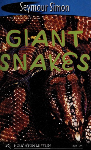 Giant snakes book cover