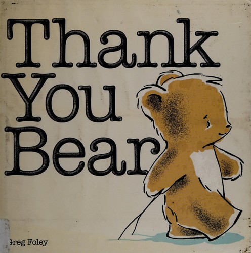 Thank You Bear book cover