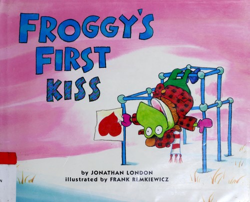 Froggy's first kiss book cover
