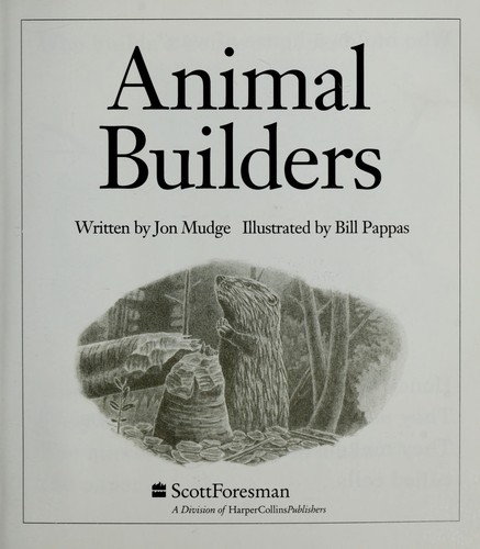 Animal builders book cover