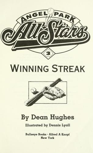 Winning streak book cover