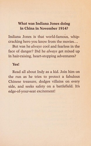 Young Indiana Jones and the face of the dragon book cover