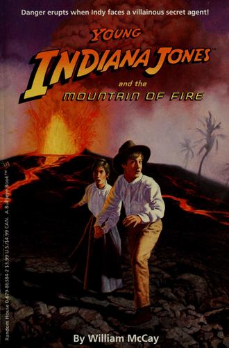 Young Indiana Jones and the mountain of fire book cover