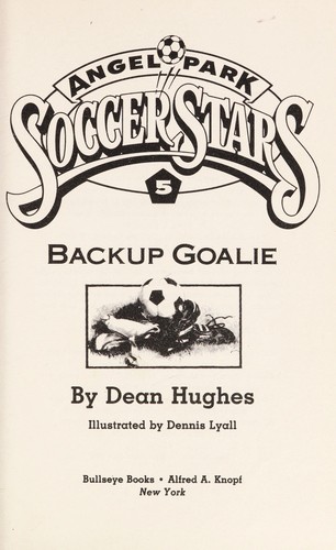 Backup goalie book cover