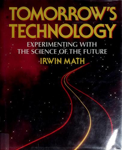 Tomorrow's technology book cover