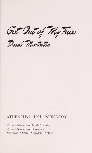 Get out of my face book cover