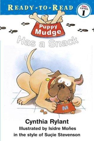 Puppy Mudge has a snack book cover