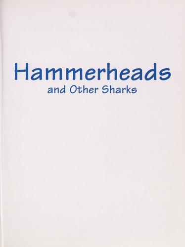 Hammerheads and other sharks book cover