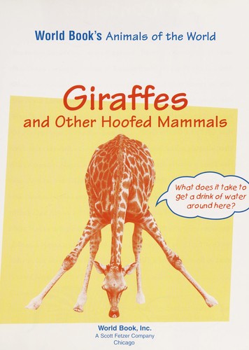 Giraffes and other hoofed mammals book cover