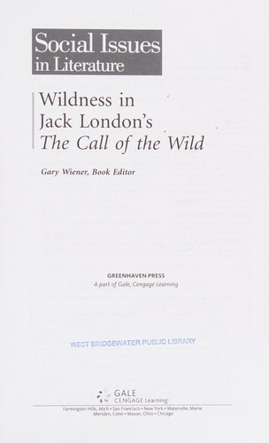 Wildness in Jack London's The Call of The Wild book cover