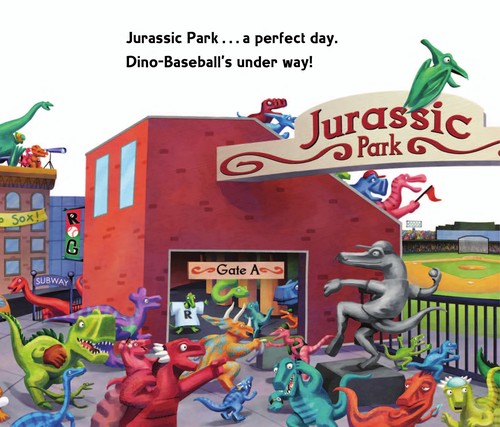 Dino-baseball book cover
