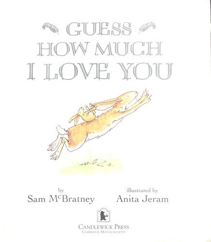 Guess how Much I Love You book cover