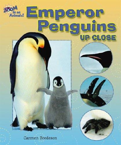 Emperor penguins up close book cover
