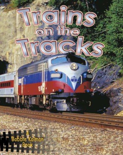 Trains on the tracks book cover