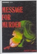 Message for Murder book cover