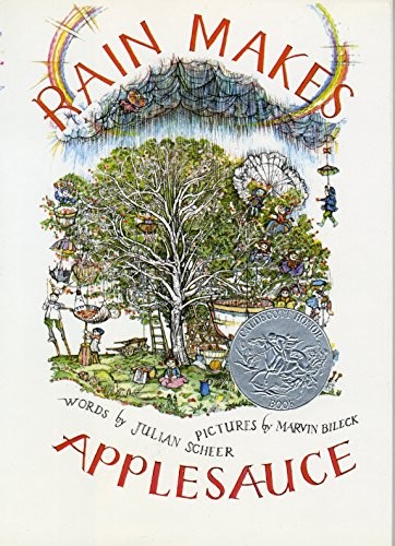 Rain makes applesauce book cover