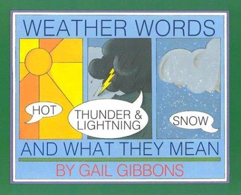 Weather words and what they mean book cover