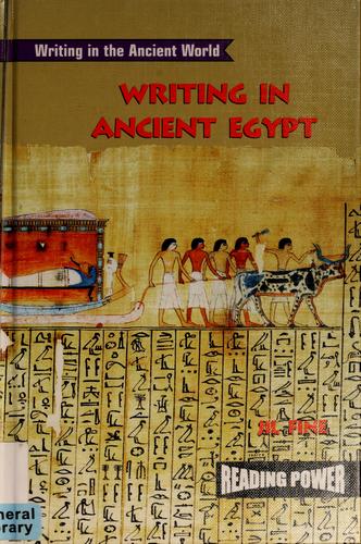 Writing in Ancient Egypt (Writing in The Ancient World) book cover