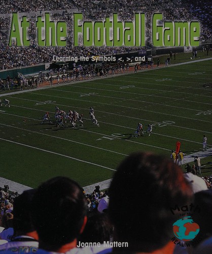At the football game book cover