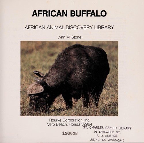 African buffalo book cover