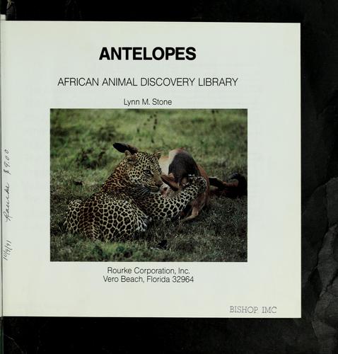 Antelopes book cover