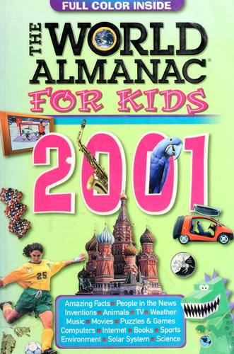The World Almanac for Kids, 2001 book cover