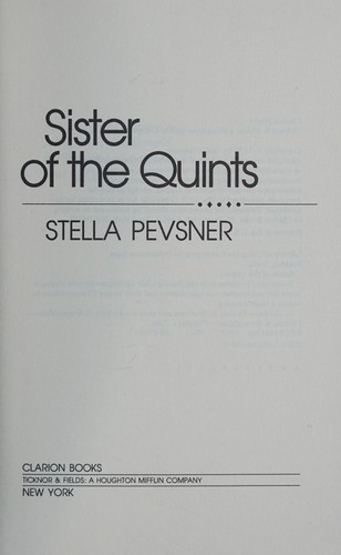 Sister of the quints book cover
