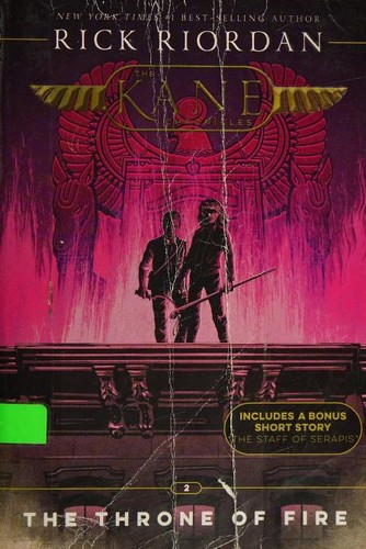 The Kane Chronicles, Book Two The Throne of Fire (new cover) book cover