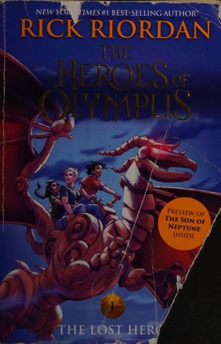 The Heroes of Olympus, Book One The Lost Hero (new cover) book cover