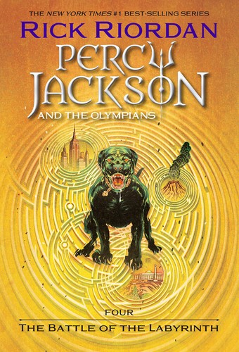 Percy Jackson and the Olympians, Book Four The Battle of the Labyrinth book cover