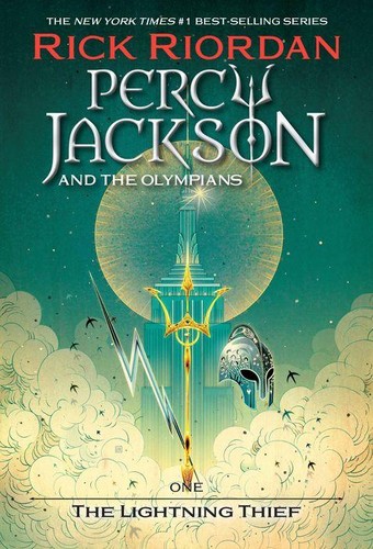 Percy Jackson and the Olympians, Book One The Lightning Thief book cover
