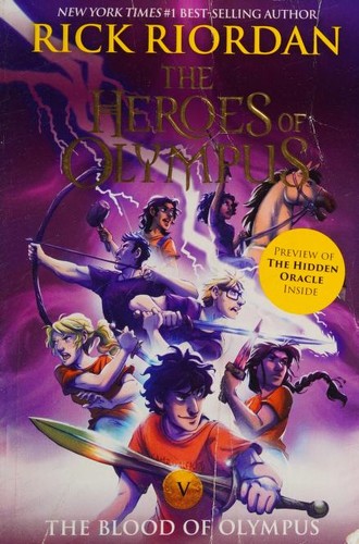 The Heroes of Olympus, Book Five The Blood of Olympus (new cover) book cover