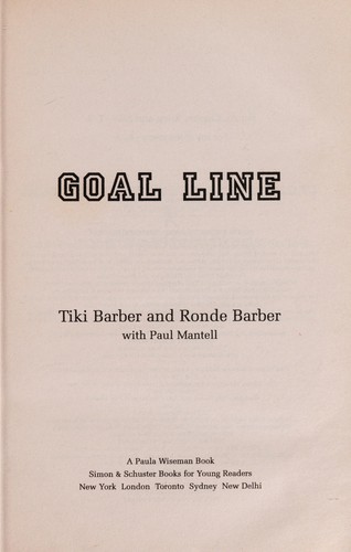 Goal line book cover