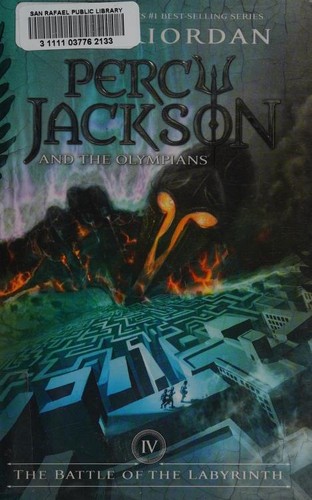 The Percy Jackson and the Olympians, Book Four: Battle of the Labyrinth book cover