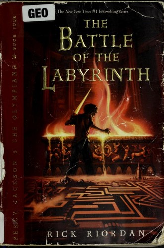 The Percy Jackson and the Olympians, Book Four: Battle of the Labyrinth book cover