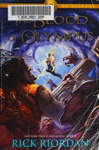 The Heroes of Olympus, Book Five The Blood of Olympus book cover