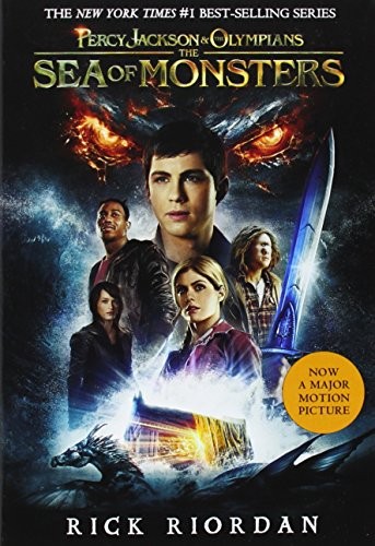 Percy Jackson and the Olympians, Book Two The Sea of Monsters (Movie Tie-In Edition) book cover