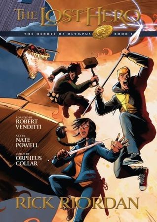 The Heroes of Olympus, Book One The Lost Hero: The Graphic Novel book cover